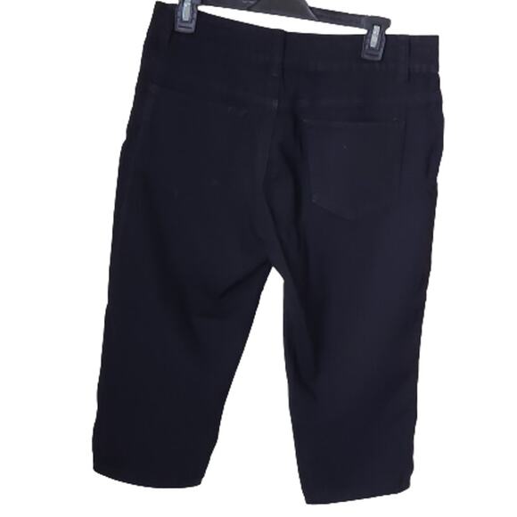 2 FOR $5 SALE Vintage Violet Black Capri Jeans 12P - Picture 8 of 8